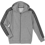 adidas Kinder Essentials 3-Stripes Brushed Zip Hoodie
