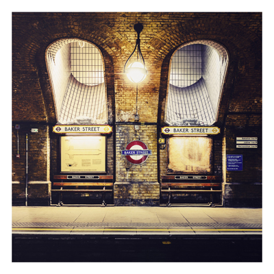 Aluminium Print - Wandbild Baker Street - Quadrat 1:1