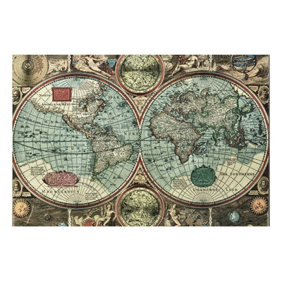 Aluminium Print - Wandbild Die alte Welt - Quer 2:3