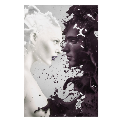 Aluminium Print - Wandbild Milk & Coffee - Hoch 3:2