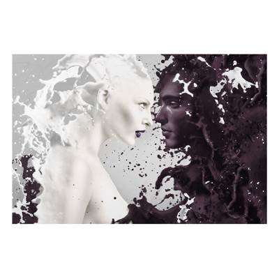 Aluminium Print - Wandbild Milk & Coffee - Quer 2:3