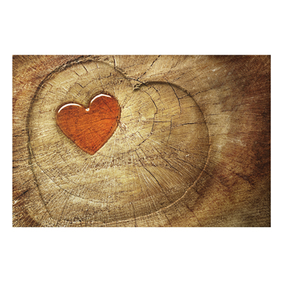 Aluminium Print - Wandbild Natural Love - Quer 2:3