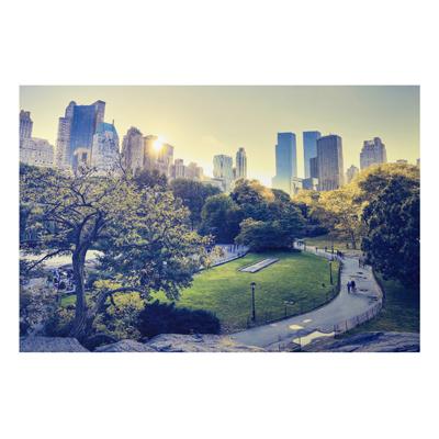 Aluminium Print - Wandbild Peaceful Central Park - Quer 2:3