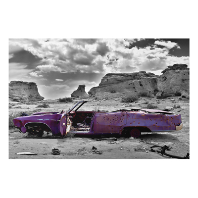 Aluminium Print - Wandbild Pink Cadillac - Quer 2:3