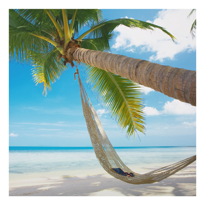 Aluminium Print - Wandbild Relaxing Day - Quadrat 1:1