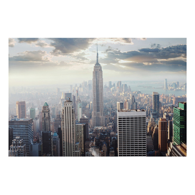 Aluminium Print - Wandbild Sonnenaufgang in New York - Quer 2:3