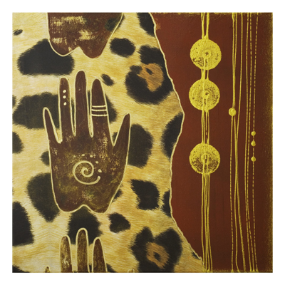 Aluminium Print - Wandbild Touch of Africa - Quadrat 1:1
