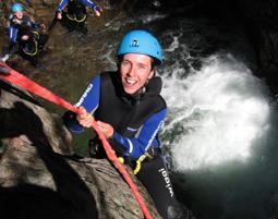 Canyoning mit Hüttenübernachtung