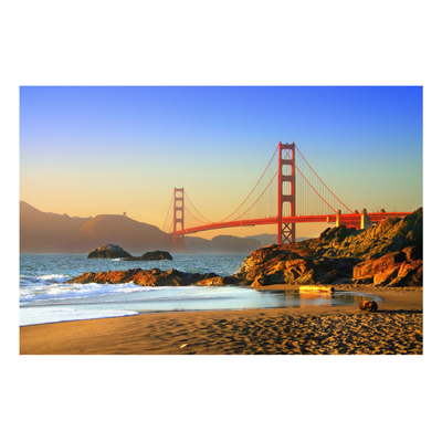 Forex Fine Art Print - Wandbild Baker Beach - Quer 2:3