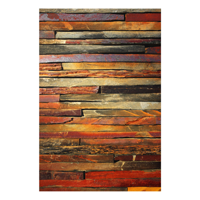 Forex Fine Art Print - Wandbild Bretterstapel - Hoch 3:2