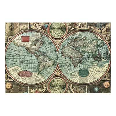 Forex Fine Art Print - Wandbild Die alte Welt - Quer 2:3