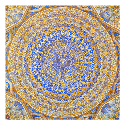 Forex Fine Art Print - Wandbild Dome of the Mosque - Quadrat 1:1