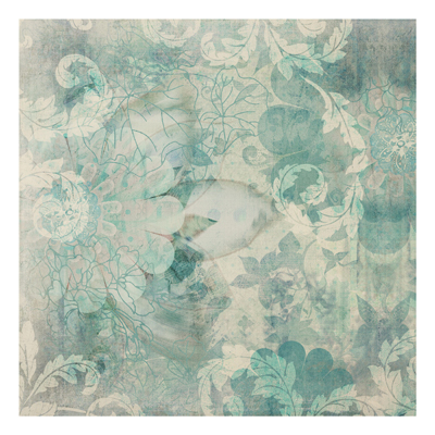 Forex Fine Art Print - Wandbild Eisblumen - Quadrat 1:1