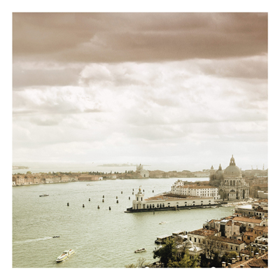 Forex Fine Art Print - Wandbild Lagune von Venedig - Quadrat 1:1