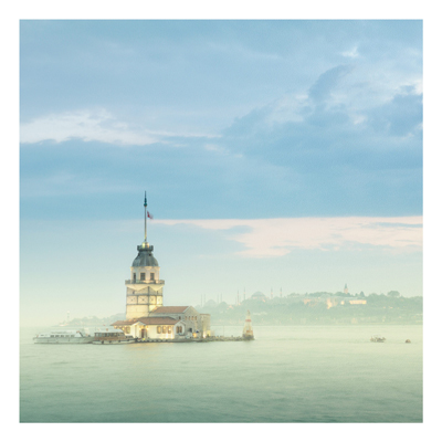 Forex Fine Art Print - Wandbild Maidens Tower - Quadrat 1:1