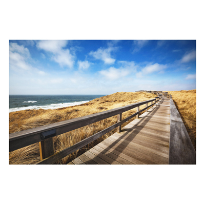 Forex Fine Art Print - Wandbild Nordseespaziergang - Quer 2:3