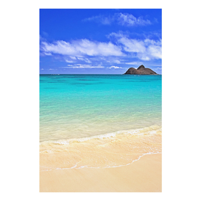 Forex Fine Art Print - Wandbild Paradise Beach - Hoch 3:2