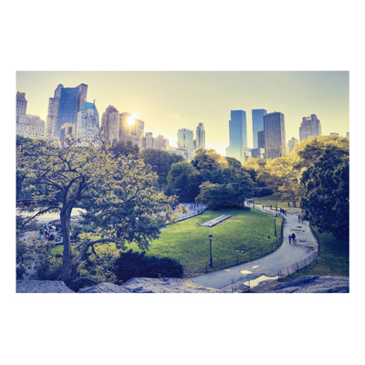 Forex Fine Art Print - Wandbild Peaceful Central Park - Quer 2:3
