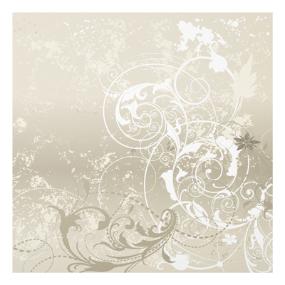 Forex Fine Art Print - Wandbild Perlmutt Ornament Design - Quadrat 1:1