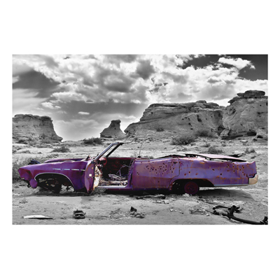 Forex Fine Art Print - Wandbild Pink Cadillac - Quer 2:3