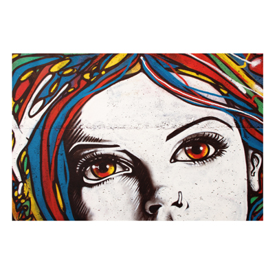 Forex Fine Art Print - Wandbild Punk Graffiti - Quer 2:3