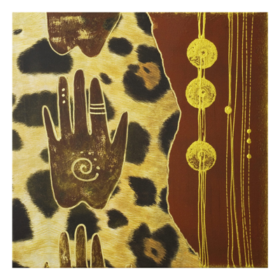 Forex Fine Art Print - Wandbild Touch of Africa - Quadrat 1:1