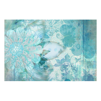 Forex Fine Art Print - Wandbild Winterblumen - Quer 2:3