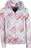 Hooded-Zipper-Sweatshirt red by Marc Ecko Ecko-Red-Allover