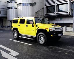 Hummer H2 onroad fahren