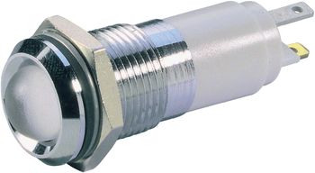 LED-SIGNALL. 24 V 10 MM GLANZCHROM GRÜN