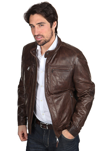 Lederjacke