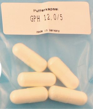 PUFFERKAPSEL PH12.0 WEISS