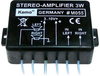STEREOVERSTÄRKER 2 X 1,5 W BAUSTEIN