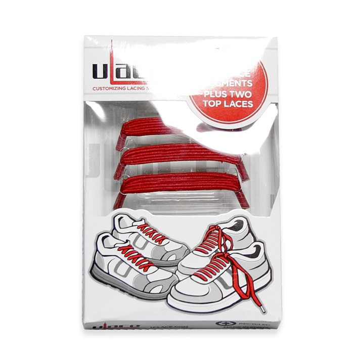 U-lace Schnürsenkel In-Line Scarlet